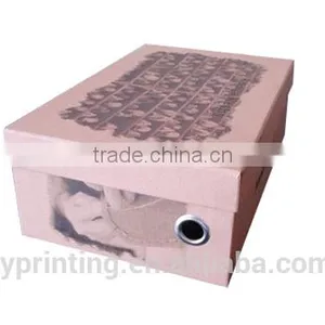 Custom Printed Round Gift Boxes Custom Shoe Box Clear Shoe Box thumbnail-3