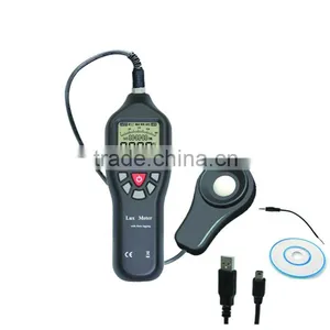 2015 Hot Sale! Digital 200,000 LUX 20,000 FC USB Lux Light Meter With Datalogger for LED Light China Supplier TL-600 thumbnail-5