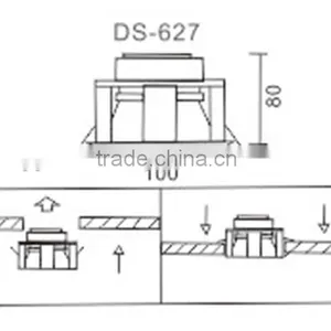 DS-627 Series Mini Full-range Hi-fi Aluminum Ceiling Speaker thumbnail-4