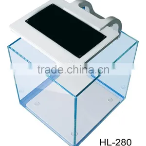 Factory Sale Mini Glass Skimmer Color Changing Led Light Reef Tank thumbnail-1