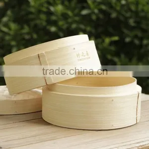 Hot Selling Food 10 Inch Bamboo Steamer thumbnail-3