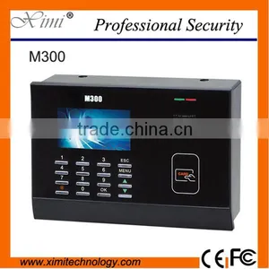 Electronic Equipment Time Attendance M300 Rfid Card Time Reader Security System TCP/IP and Optional Rs232&485 Doorbell Machine thumbnail-1