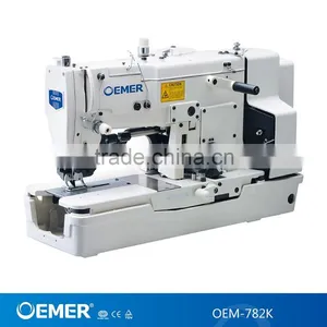 OEM-782K High Speed Straight Button Holing Industrial Sewing Machine(in Various Knit Fabric Clothing) thumbnail-1