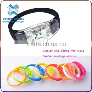 2016 Hot Selling LED Lighted Bracelet For Event,sound Activated Led Bracelet thumbnail-4