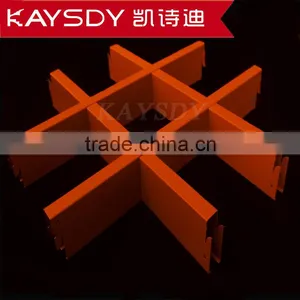 Aluminum Decorative Ventilation Metal Grille Ceiling Panels thumbnail-2