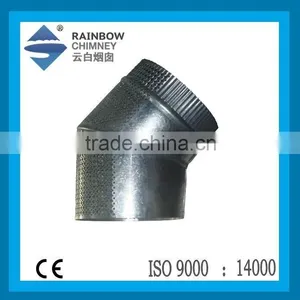 CE Stainless Steel Single Wall Chimney Flue Pipe Stove Pipe Fireplace Flue Kit thumbnail-4