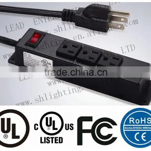 Recessed Mounted 2-outlet With Phone Cord and 2 Usb Ports Plug Socket thumbnail-4