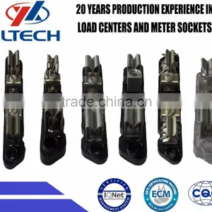 High Qualtity 100A Long Steel Basbar Steel Terminal Single Phase Meter Socket Inner Part thumbnail-4