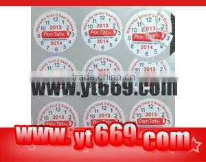 Anti-counterfeiting Fragile Paper Warranty Sticker thumbnail-1