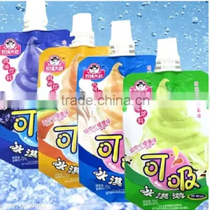 High Quality Plastic Beverag Pouch With Spout Packaging Bag thumbnail-4