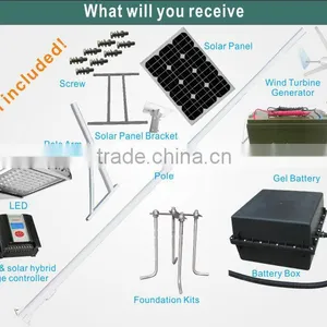 Economic Design, Full +Half Power 12 Hrs Solar Power Energy Street Light Pole thumbnail-2