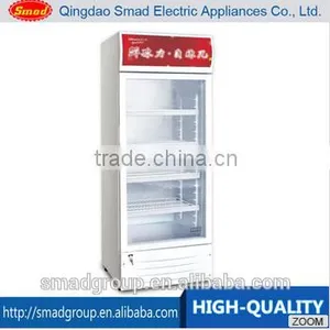 Single Glass Door Soft Drink Refrigerated Upright Display Showcase thumbnail-1