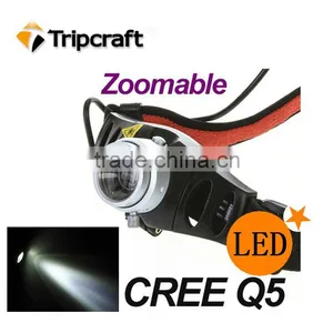 500lm Q5 LED Headlamp Headlight Zoomable Flashlight Head Light thumbnail-1