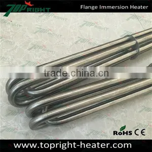 3kw 3 Phrases Stainless Steel Tubular Heater Fast Heating Element With Flange thumbnail-2