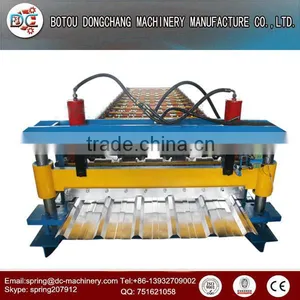 Trapezoid Roofing Sheet Metal Deck Roll Forming Machine Price thumbnail-3