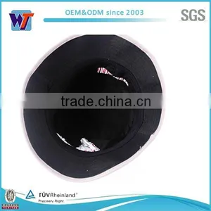 Wide Brim Black Color Bucket Hat Fishing Hat With Adjustable for Girls thumbnail-1