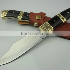 OEM Hunting Knife With Ebony/Brass Handle thumbnail-1