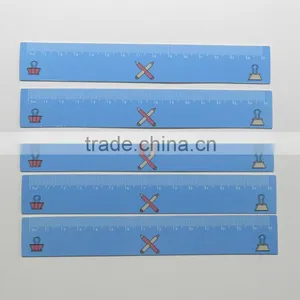 Customized Flexible Pvc Ruler , Full Color Printing 15cm Plastic Ruler thumbnail-1