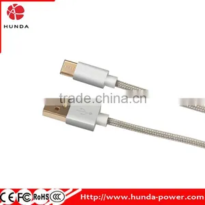 OEM/ODM USB Type C Cable USB C to USB A Braided Data Cable 3.3Ft [1M] With Reversible Connector for New MacBook and Other Type-C thumbnail-3