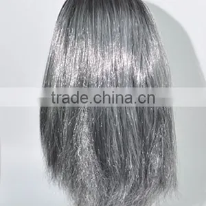 Gray and Black Christmas Wig Fanny Wig N220 thumbnail-3