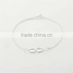 19CM China Manufacturer Ally Express Wholesale Silver Bracelet Jewelry thumbnail-3