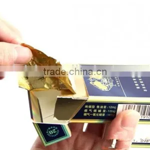 China Supplier Gold Cover Cigarette Wrapper thumbnail-2
