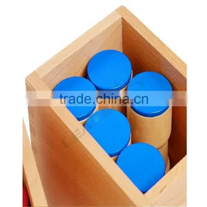 High Quality Montessori Wooden Sensorial Toy for Sound Boxes thumbnail-2