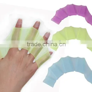 High Quality Silicone Swimming Hand Webbed , Swimming Hand Flippers , Silicone Water Gear Paddles thumbnail-1