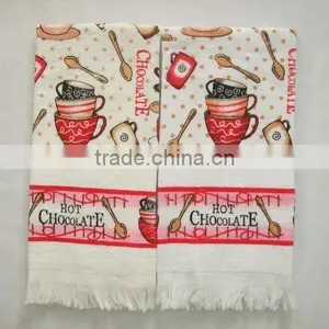 Pigment Printing Cotton Kitchen Towel Home Textile Cooling Towel Wholesale Free Sample thumbnail-2