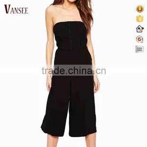 Women's Blouson Jersey-Knit Jumpsuit thumbnail-1