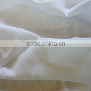 Oeko-tex Standard 100% Viscose Plain Crepe Fabric, Solid Crinkle Rayon Fabric in 135gsm thumbnail-3