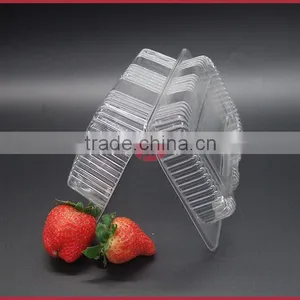 BOPS Eco-Friendly Disposable Plastic Food Packaging Box for Fresh Sushi Cake,etc. thumbnail-5