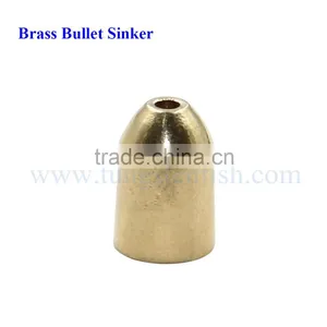Wholesale Top Quality Brass Bullet Sinker Fishing Tackle Sinker thumbnail-2