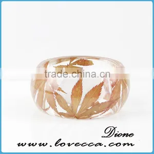 Latest Trendy Style Round Shape Resin Pressed Real Dried Flower Bracelet thumbnail-3