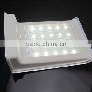 20 Led Panel Texture Lampshade 1800mah Ni-MH Battery PIR Sensor + Light Control Solar Motion Light thumbnail-4