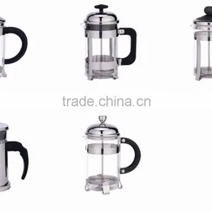High Quality Glass and Stainless Steel Tea&Coffee Maker Presses thumbnail-2