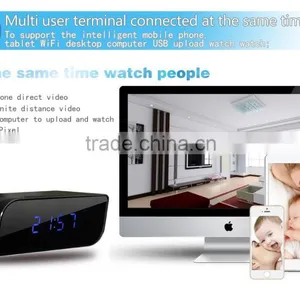 Safty Security Alarm Clock Wireless Covert Security Cameras thumbnail-6