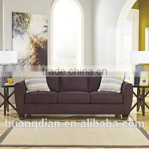 Foshan Custom Made Funiture Modern Velvet Fabric Living Room Sofa Couch thumbnail-2