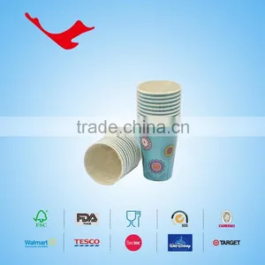 8oz PE Coated Single Wall Disposable Paper Cups With Printing thumbnail-1