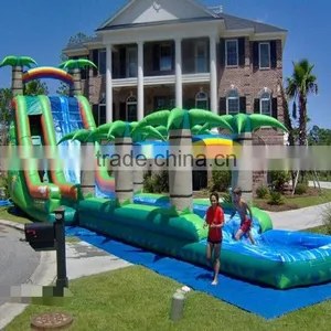 Sun Beach Inflatable Slide for Sale,tropical Rainforest Inflatable Slide thumbnail-1