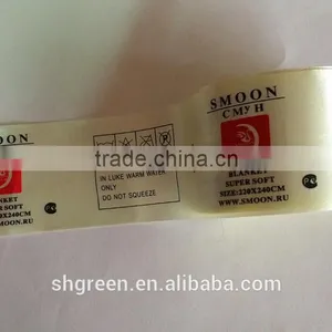 Satin Main Printing Care Labels,satin Printing Tags Roll for Garment thumbnail-5