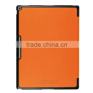 New Arrival Orange Folding Smart Leather Flip Case Back Stand Tablet Case for Google Pixel C Shockproof Rugged Case thumbnail-3