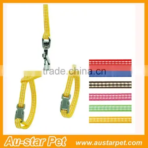 Grid Markings Factory Price Nylon Cat Pet Harness / Leashes thumbnail-6