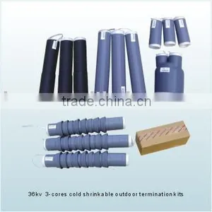 36kv Cold Shrinkable 3-core Outdoor Termination Kit thumbnail-1