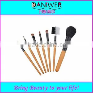 Personalized Natural 7pcs Rose Gold Make up Brushes Free Sample thumbnail-1