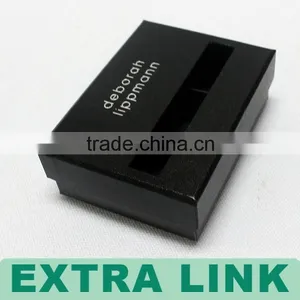 China Manufacturers Printing Custom Logo Black MDF Usb Flash Drive Gift Box, High Quality Electronic Packaging Box thumbnail-4