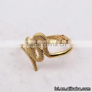 Snake Shaped Imitation Gold Bracelet Imitation Jewelry Design for Girls, Low Price Imitation Gold Bracelet Design for Girls thumbnail-2