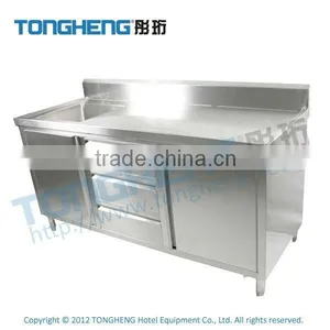 Stainless Steel Cabinet With Drawers thumbnail-1