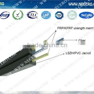 China Professional Manufacturers High Quality G657A2 2 Core FTTH Drop Cable Indoor FTTH Cable thumbnail-3