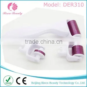 CE New Year Sale!! 3 Function in 1 Needles Micro Needle Roller Titanium System Medical Grade Derma Roller thumbnail-1